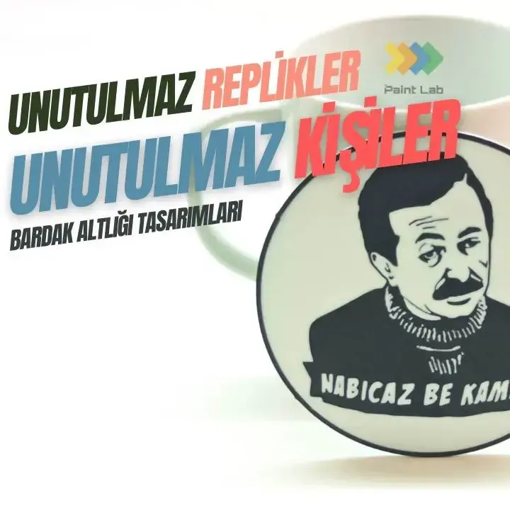 Türk Sanatçılar Bardak Altlığı Modelleri
