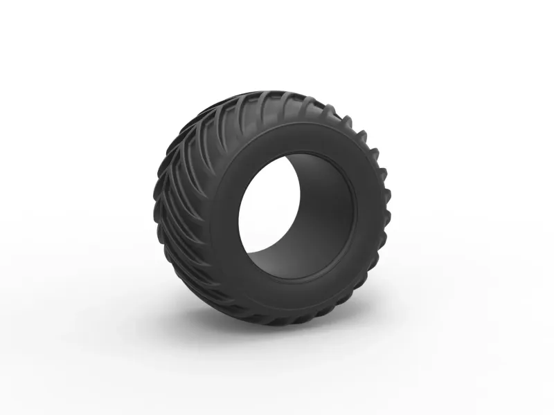 Dune buggy rear tire 24 Scale 1:25