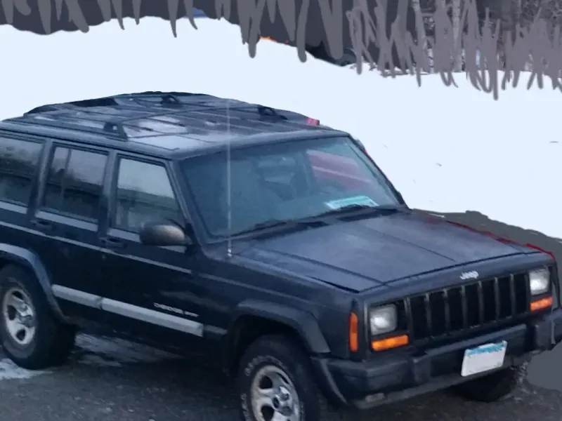 low polygon jeep cherokee XJ