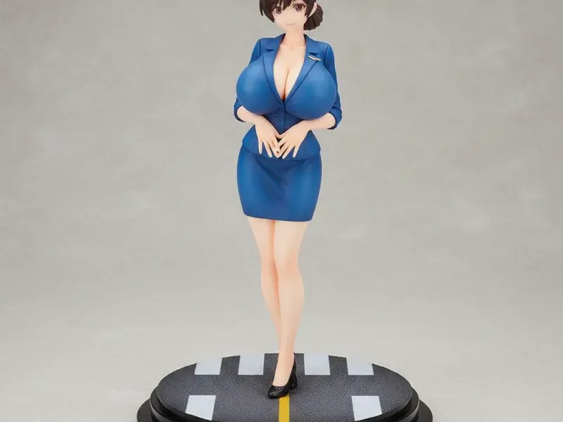 Skyline Stewardess – Elegant Glamour Pose Ecchi Figurine
