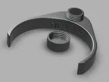 Geocaching Hideout Nano 60mm signpost clip-4