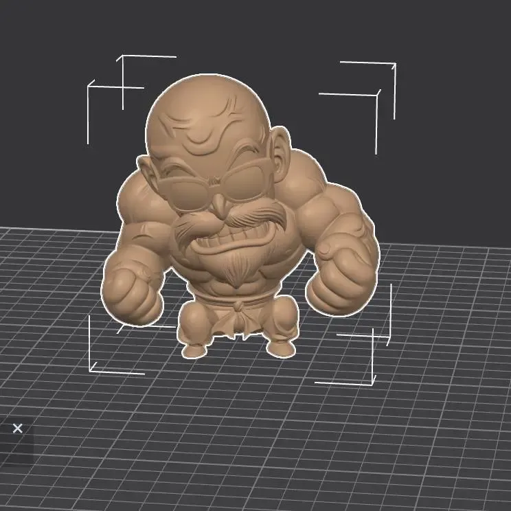 Maestro Roshi mamadisimo chibi- dragon ball