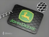 John Deere logo keychain-1