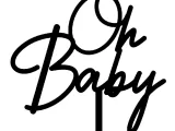 Cake Topper Oh Baby-0