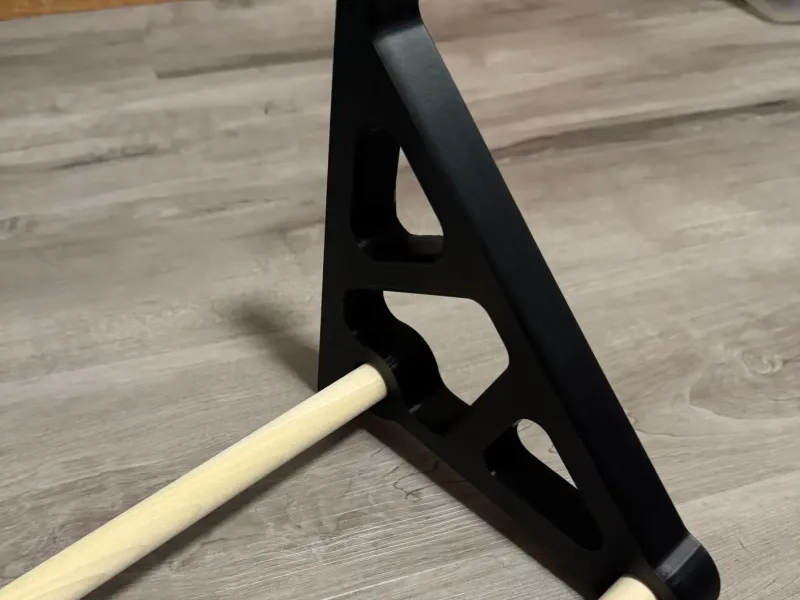 Filament storage wall mount bracket 0.75" Dowel