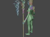 Fantasy Serpent Queen Cosplay Outfit-8