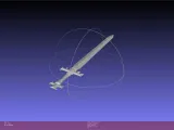 Sword Art Online Alicization Alice Sword Printable Assembly-4