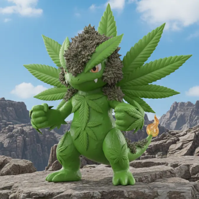 pokemon Cannablaze awesome model 