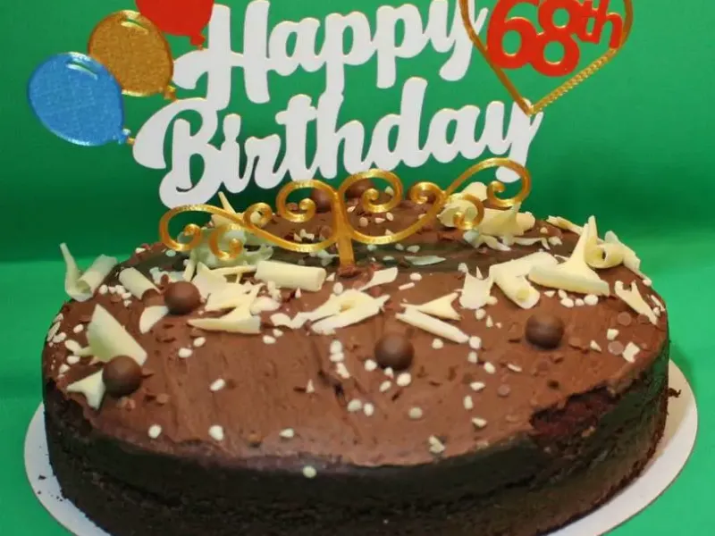 Happy 68th Birthday Cake Topper