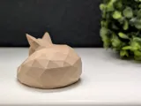 Low Poly Sleeping Fox-6