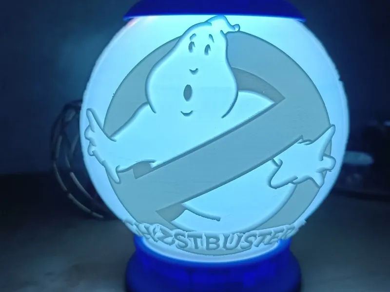 Ghostbusters Lithophane Night Lamp
