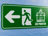 3D Printer Emergency Sign - Left Side Arrow Left-7