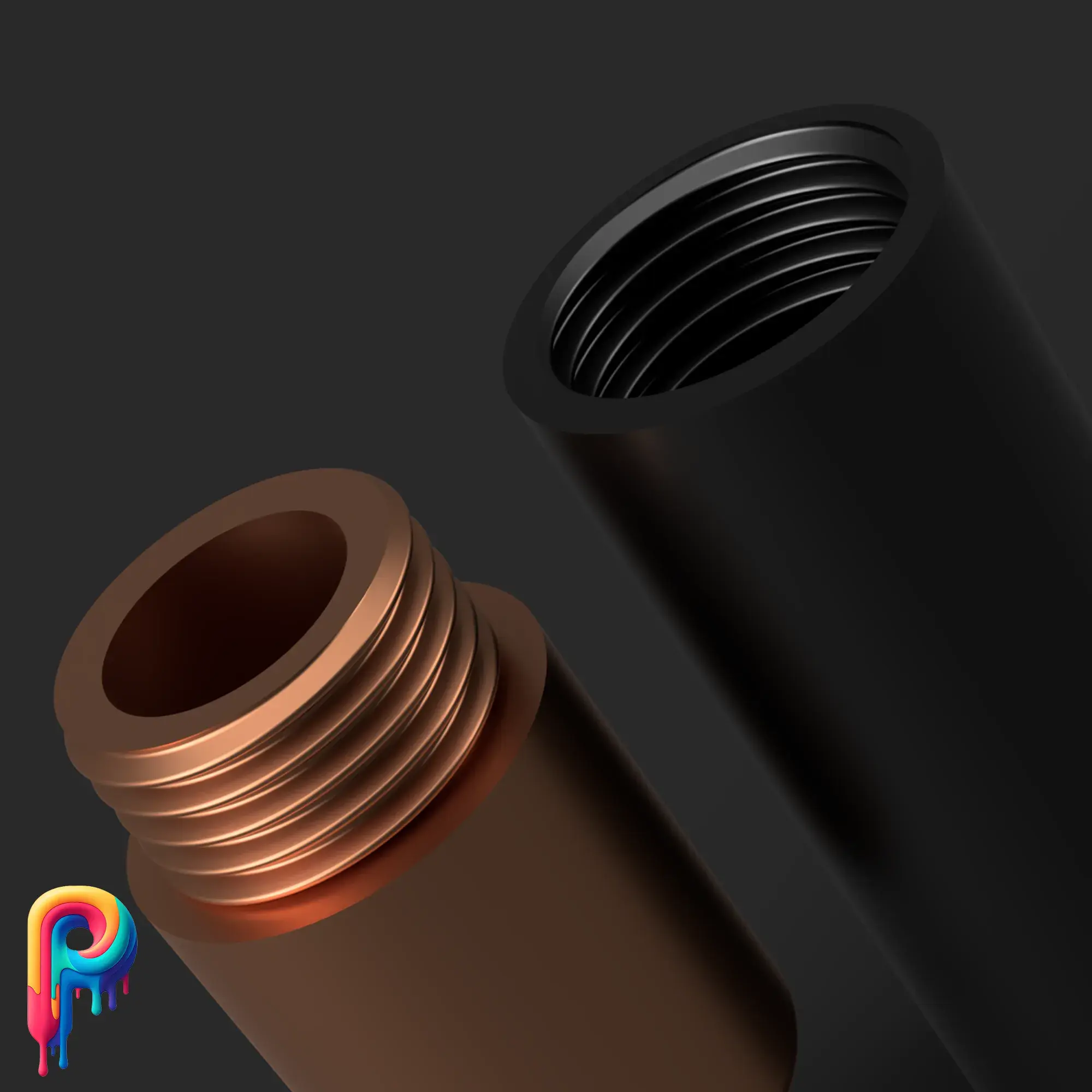 Contenitore a forma di batteria di Polymeria