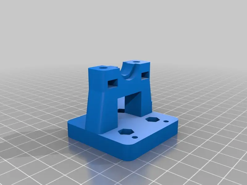E3Dv6 Bowden X-carriage mount v2 for Prusa i3