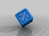 Dice Full Dungeons and Dragons Set for blind people D4 D6 D8-1