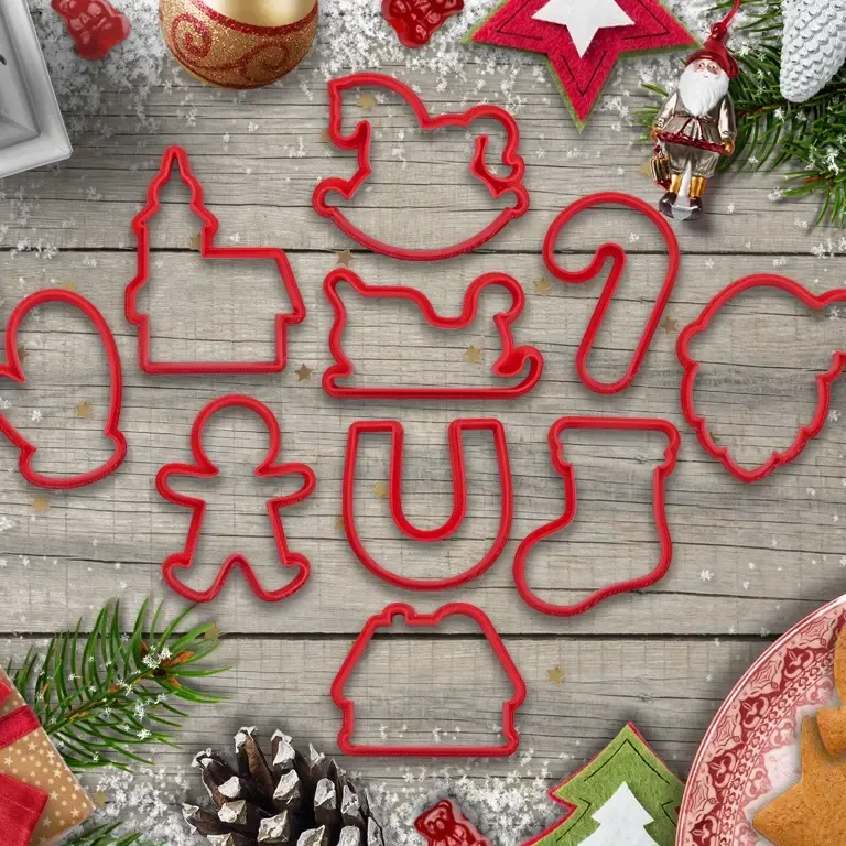 クリスマスクッキーカッターセット :)
