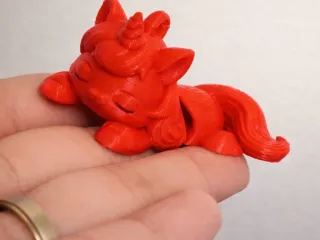 unicornio flexy llavero