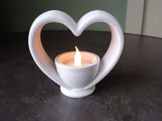 Heart Glow Candle Holder– Romantic Tea Light Decor