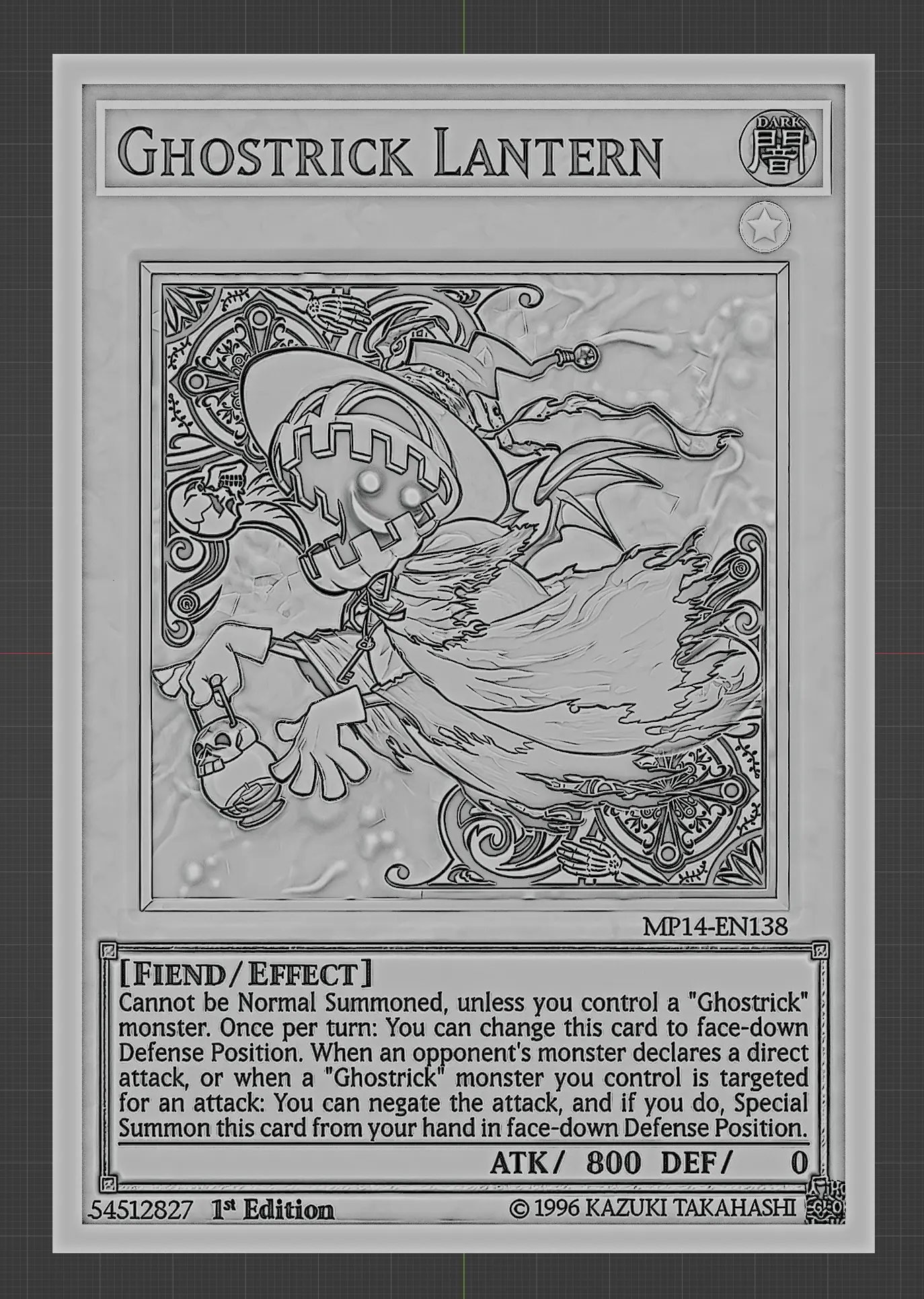 ghostrick lantern - yugioh
