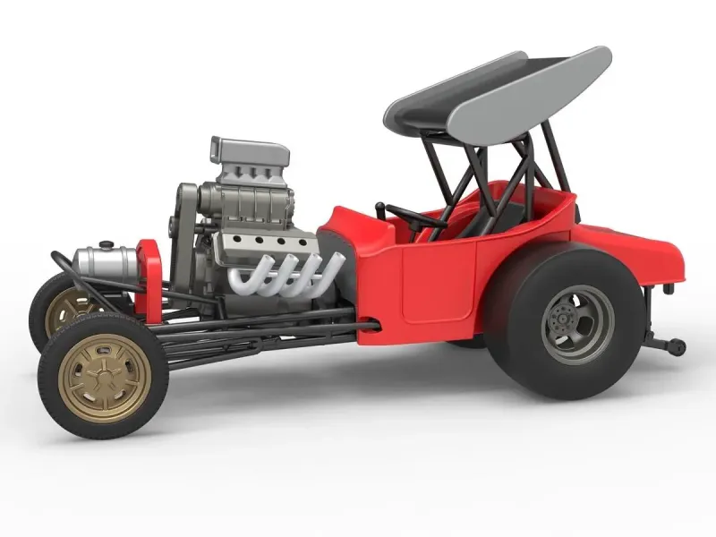 Vintage Winged Front engine dragster Scale 1:25