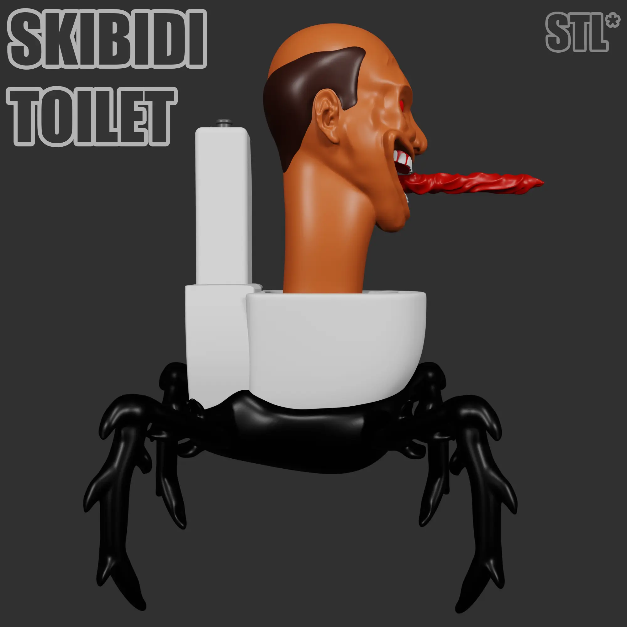 SKIBIDI TOILET - PARASITIC TOILET | 3D FAN ART