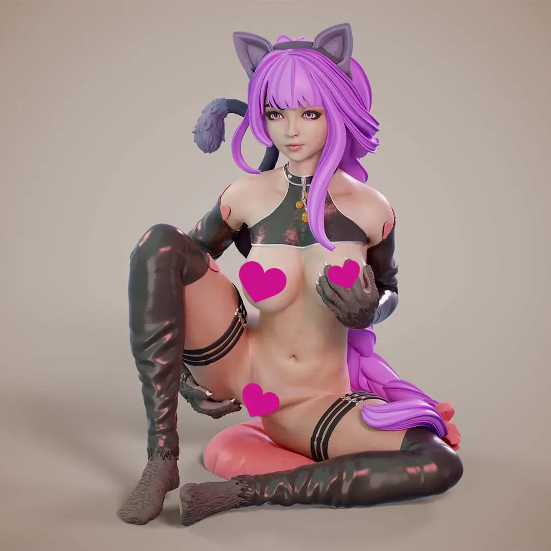 FIGURINE COLLECTION / LUSTFUL KITTIES / 3 PIECES