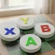 Xbox Gamer Board Game Pieces – Modern Console Style STL ALEM-2
