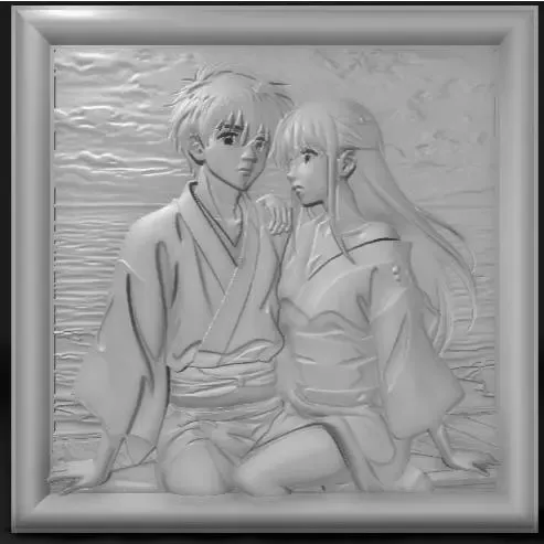 Sexy Japanese anime couple