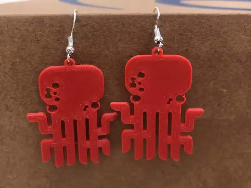 Earring OCTOPUS PULPO pendant