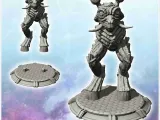 Alien creature with round antennas and no arms (4) - science-1