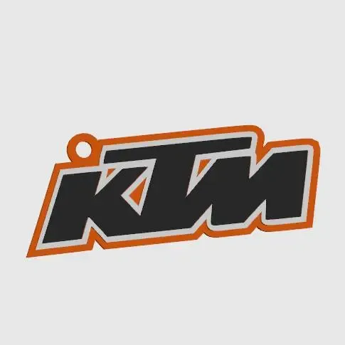 KTM motorcycle keychain