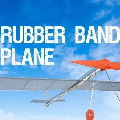 elastic band powered plane
