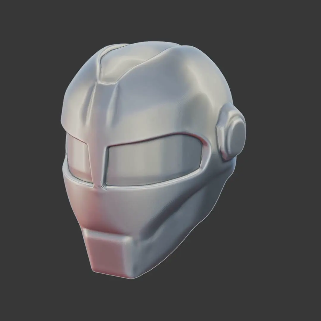 Futuristic Robotic Helmet Visor 3d print model