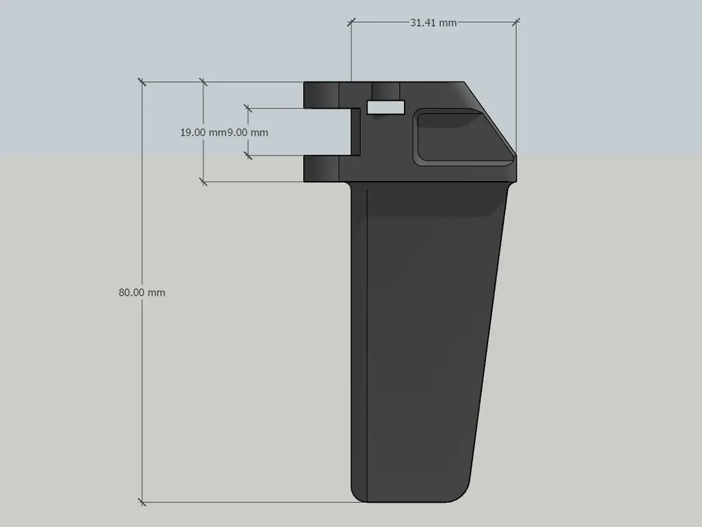 3D Printer Files | 3MF File | Rudder for R/C boats, ship | Creality Cloud