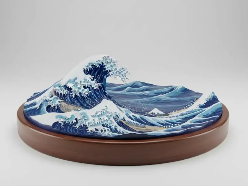 Peana Sea Japan 3d art
