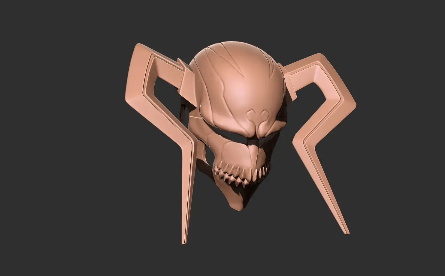 Bleach - Hollow mask 3D print model