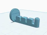 4 Piece Wall Key Holder Stand - 4'Lü Duvar Anahtarlık Standı-1