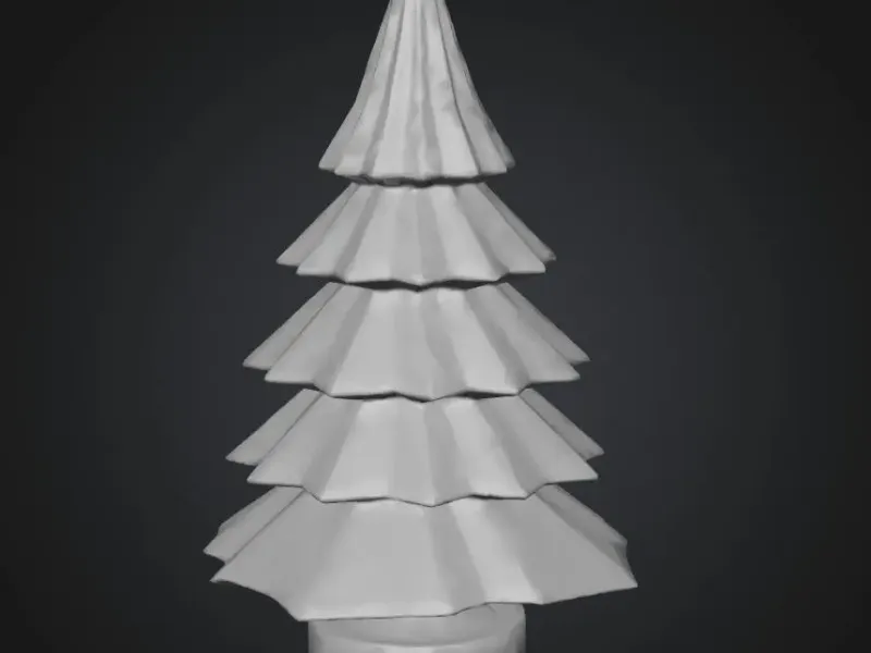 Low Poly christmas three