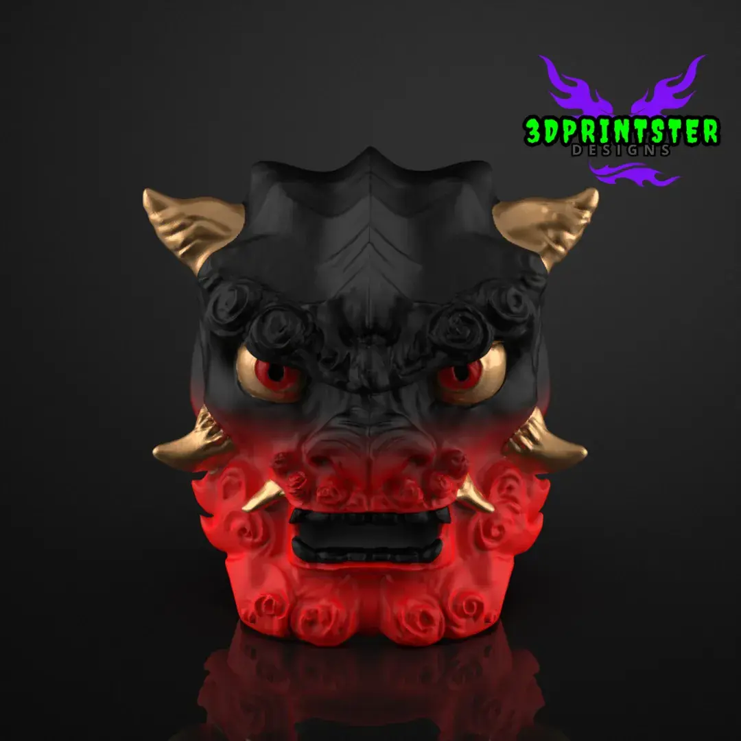 characters-creatures-stl-download-shadowfang-oni-mask-desk-decorby