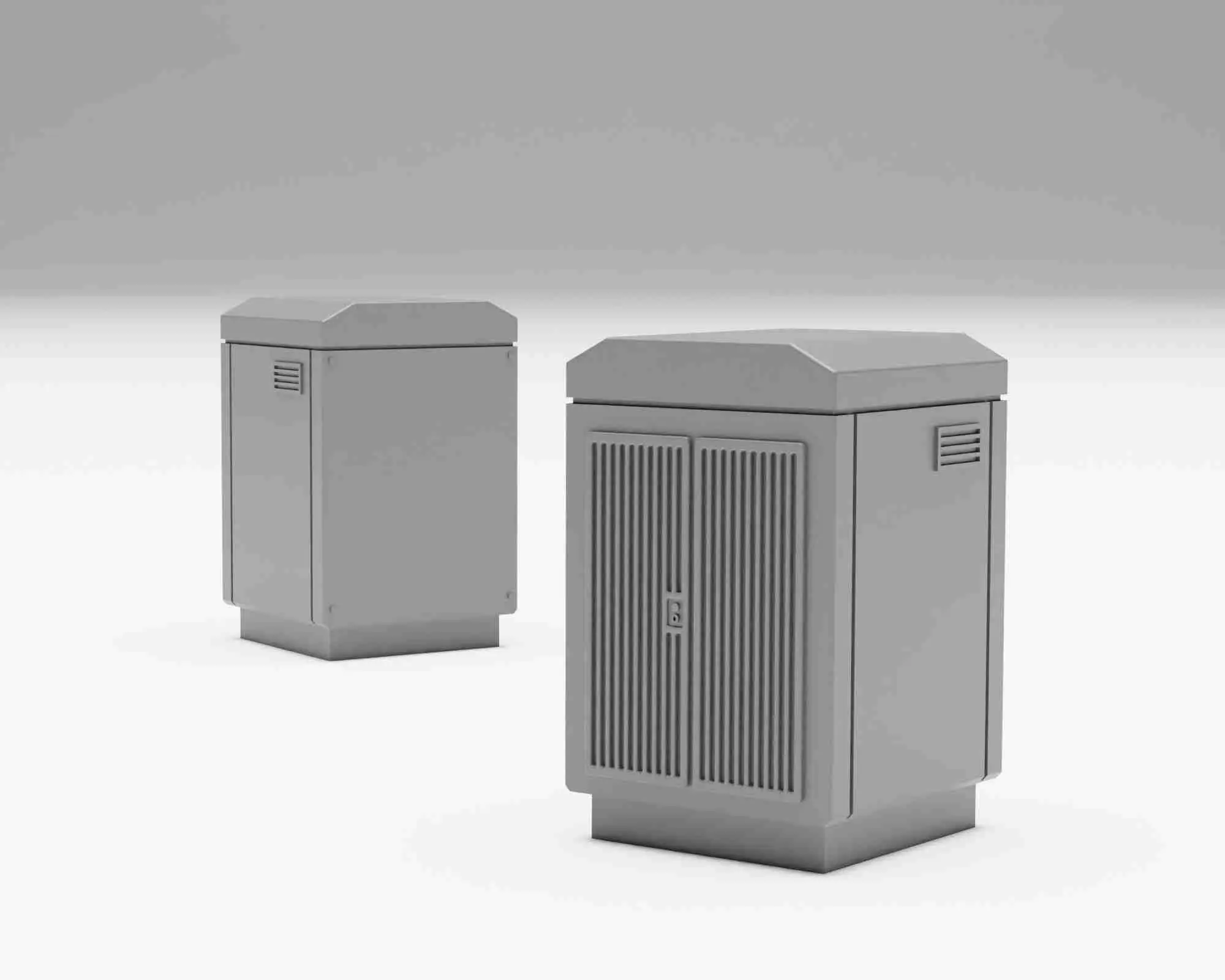 Electrical junction boxes H0 scale