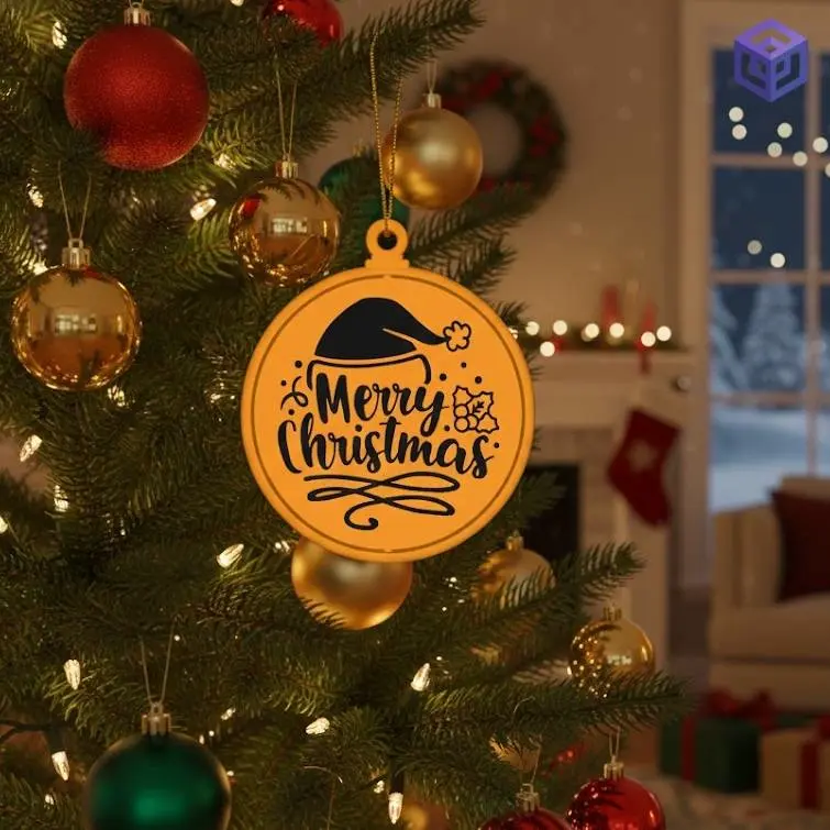 spinning Christmas decoration v5