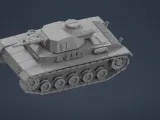 Panzer 4 model tank-2