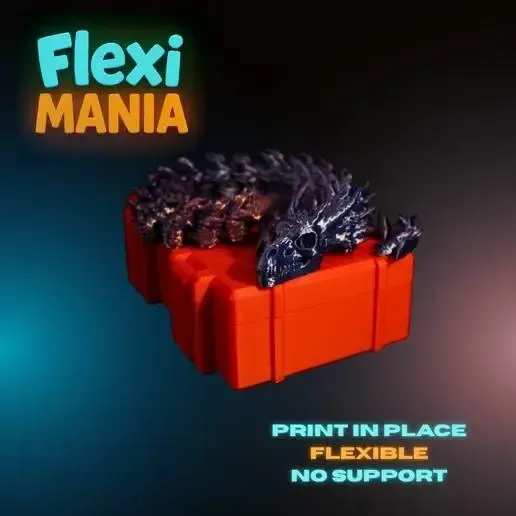 Flexi Dragon | Articulated 3D Printable Dragon Toy