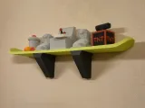 Snowboard Wall Shelf – Modular 3D Printed Wall Storage-1