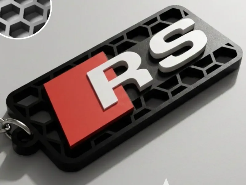 Portachiavi con logo Audi RS