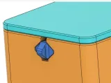 Cierre de 1toque para cajas 3D Impresión -0
