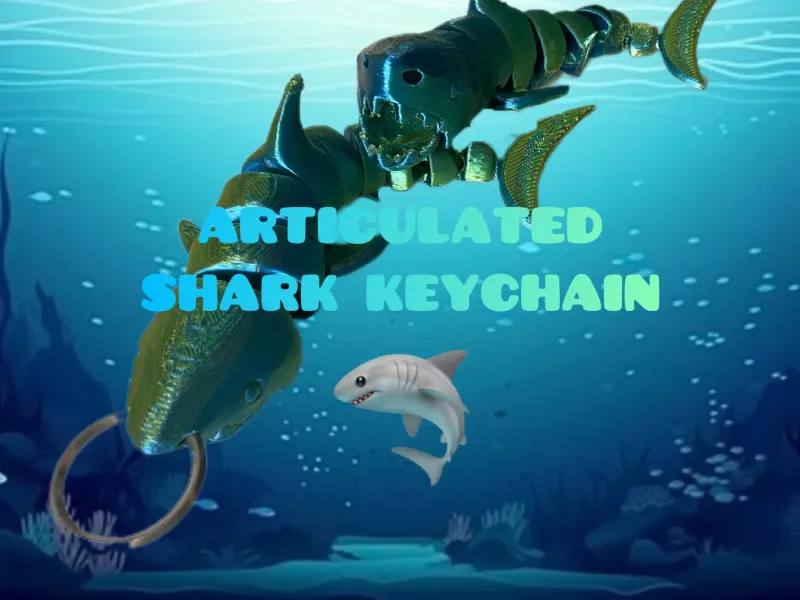 Llavero articulado Tiburón