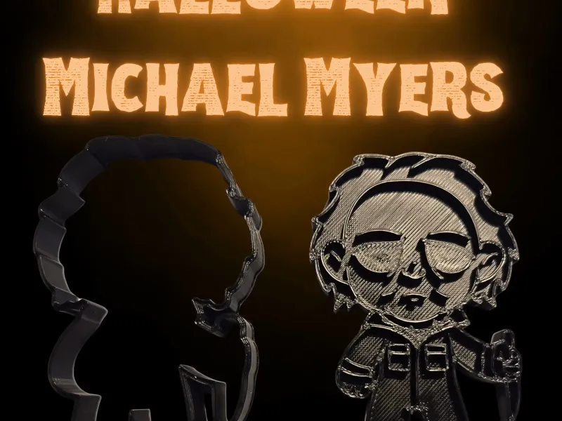 Halloween Michael Myers Cookie Cutter & Embosser