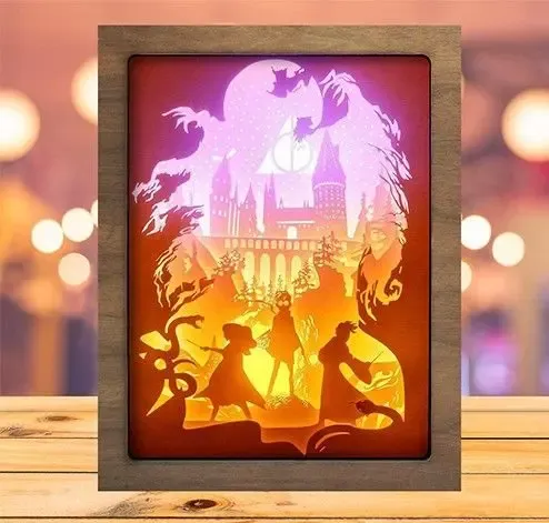 Harry Potter and the Deathly Hallows shadow box