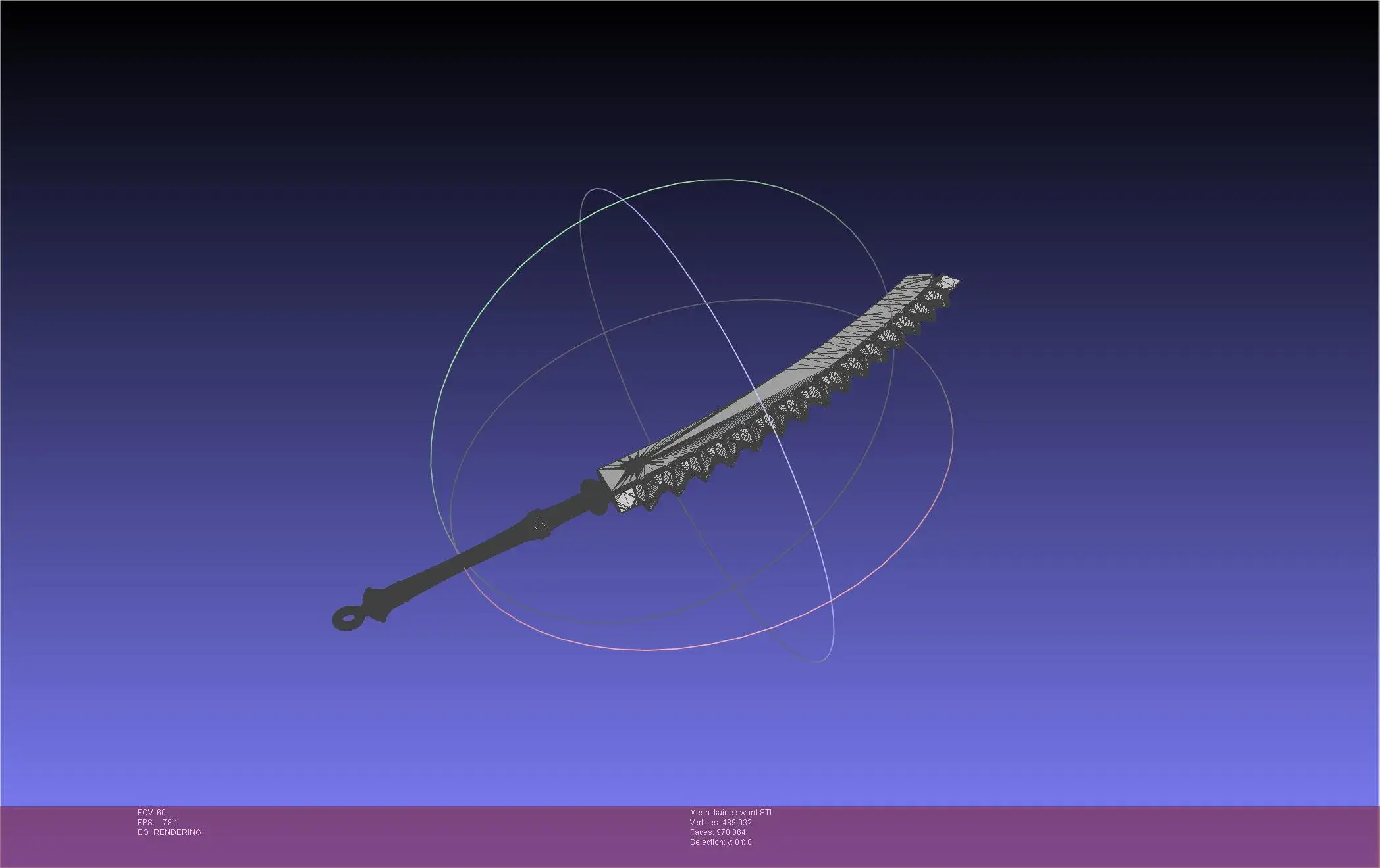 NIER Kaine Sword Printable Assembly